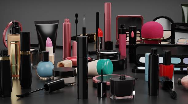 istock Realistic 3D Render of Cosmetics Collection 1402654023