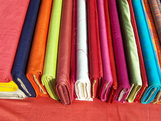 Colourful Material stock photo