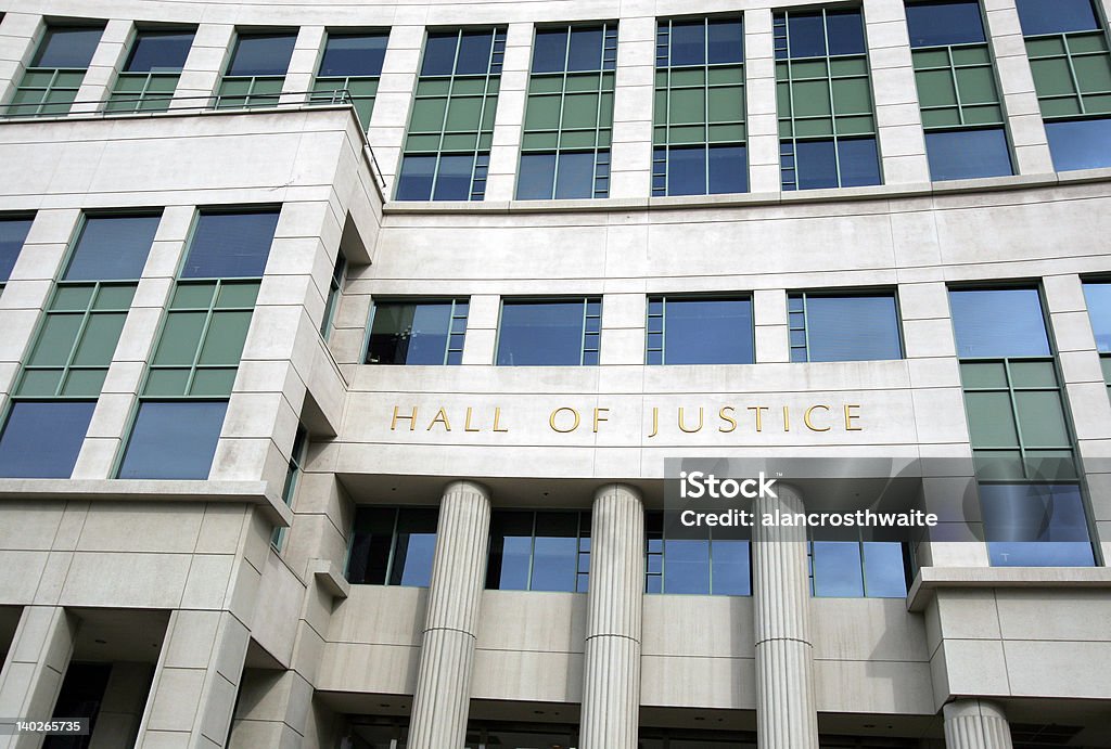 San Diego's Hall Of Justice The strong lines and architecture of San Diego's Hall Of Justice building. San Diego Stock Photo