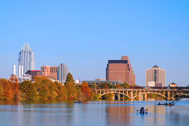 istock River view of city on beautiful fall day 140265789