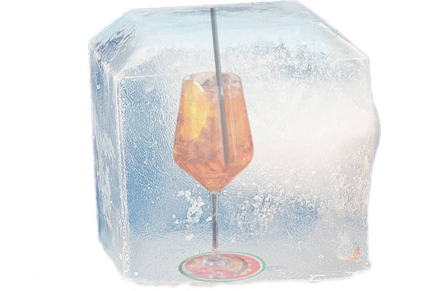 istock aperitif in iced glass with ice cube- 1402662408