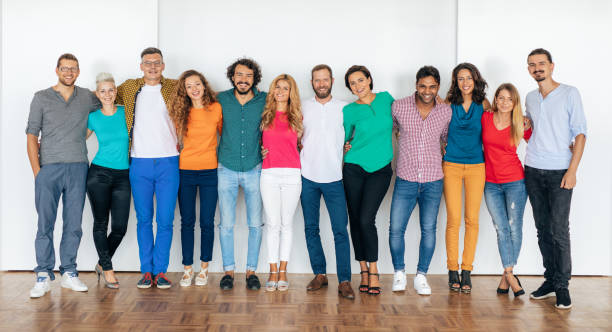 istock Portrait of modern business team 1402665338