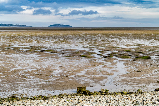 Looking towards Puffin Island on Anglesey from the coast at Abergwyngregyn.