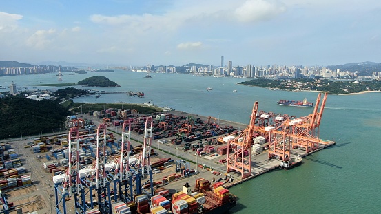 Gulf port, container terminal