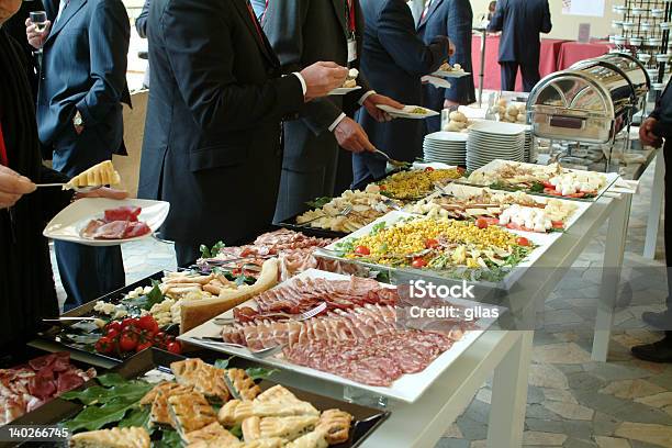 Various Catered Platters On The Table Stock Photo - Download Image Now - Food, Buffet, Party - Social Event