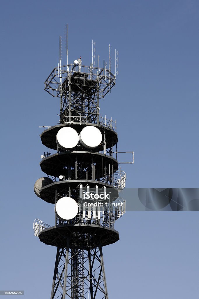 Kommunikation Turm - Lizenzfrei Antenne Stock-Foto