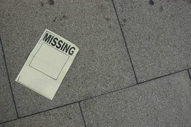 Child Missing! a poster for a missing child or person. Te box is empty so you can add your own image, and some text at the bottom. lost stock pictures, royalty-free photos & images