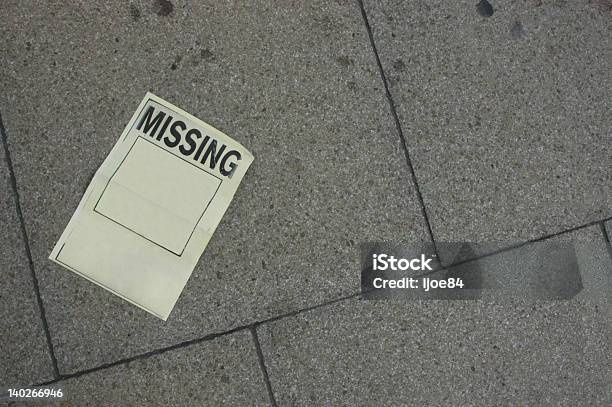 Child Missing Stock Photo - Download Image Now - Lost, Failure, Child