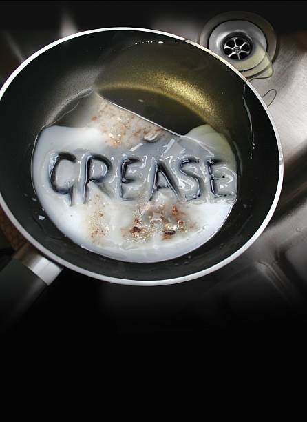 Grease Pan stock photo