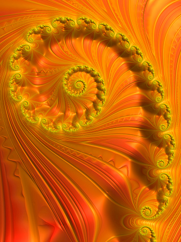 High resolution textured fractal background, which patterns remind a spiral.