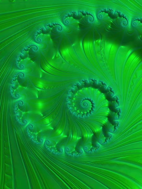 istock Spiraling Fractal 1402670358