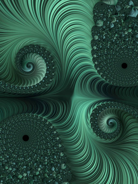 istock Spiraling Fractal 1402670412