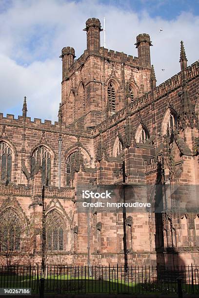 Catedral De Chester - Fotografias de stock e mais imagens de Chester - Cheshire - Chester - Cheshire, Igreja, Antigo