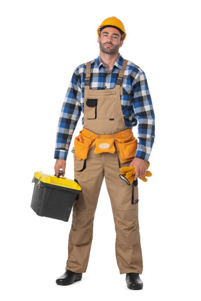 istock Contractor worker in coveralls 1402672411