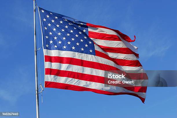 Amerykańska Flaga - zdjęcia stockowe i więcej obrazów 4-go lipca - 4-go lipca, Amerykańska flaga, Bez ludzi