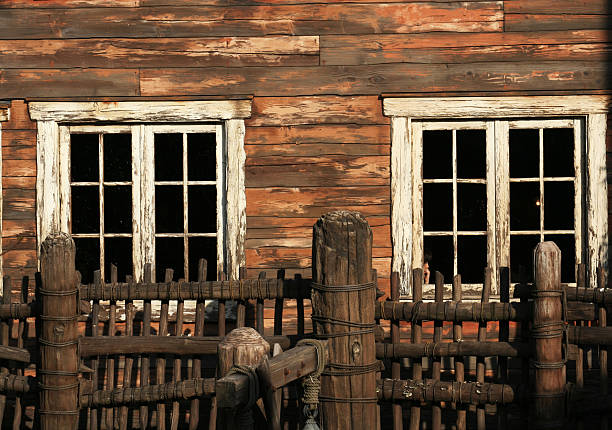 Old cabine - foto de acervo