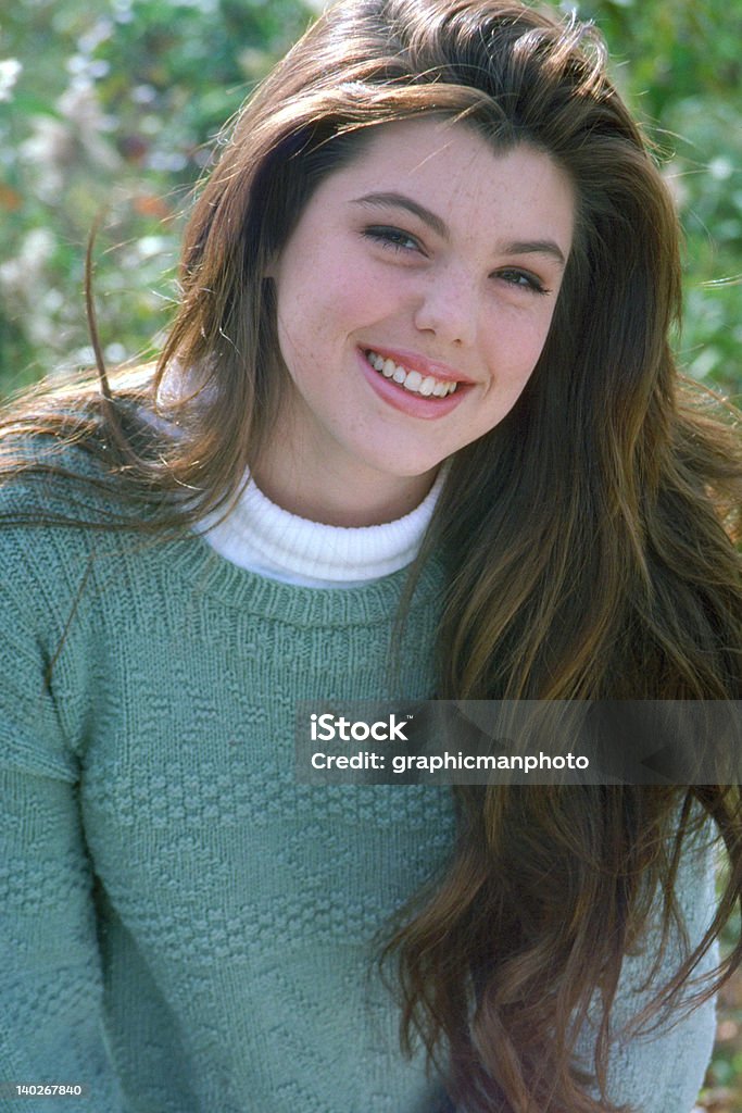 covergirl beautiful teenager Adolescence Stock Photo