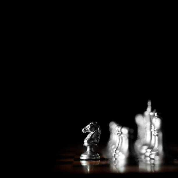 istock Pieces on chess board for playing game and strategy 1402682339