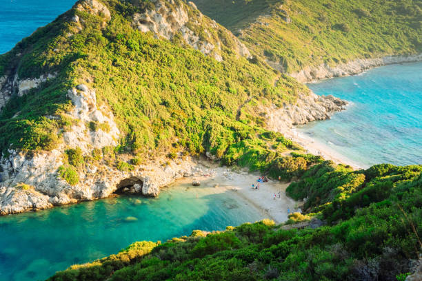 istock Timoni beach on Korfu, Greece 1402682409