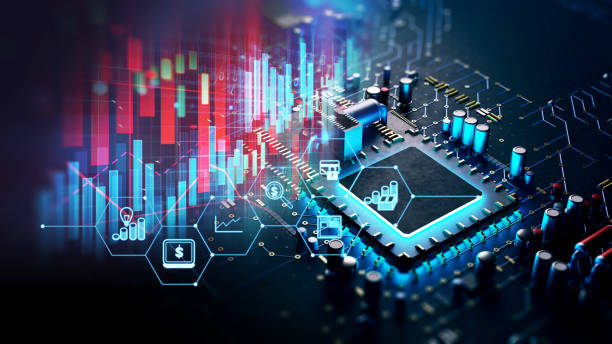 istock 3d rendering  of futuristic blue circuit board and cpu 1402686407
