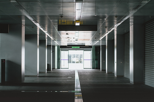 Corridor of residential apartments