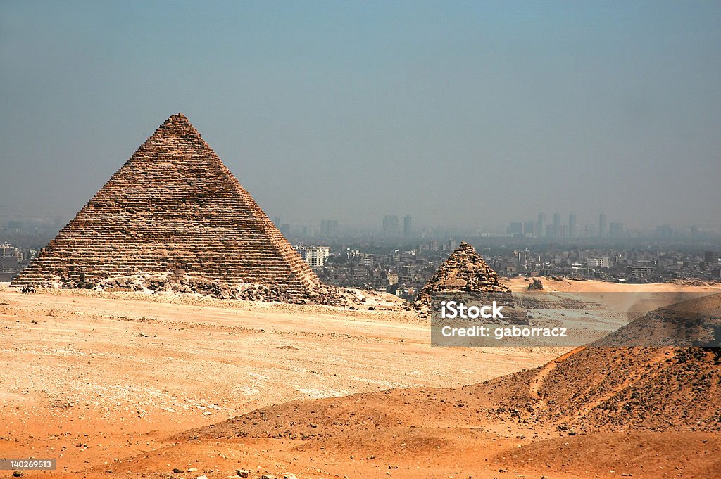 Pirámide de Giza, en el Cairo - Foto de stock de Agua libre de derechos