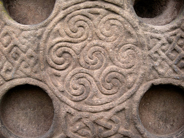 ケルトのオーナメント - celtic cross 写真 ストックフォトと画像