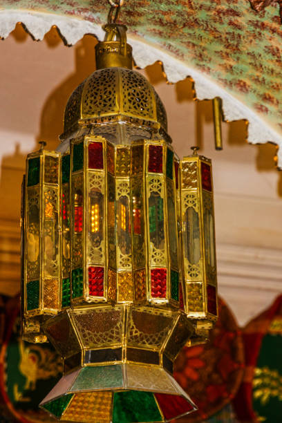 istock Arabic decorative lamps, oriental traditional souvenirs 1402702732