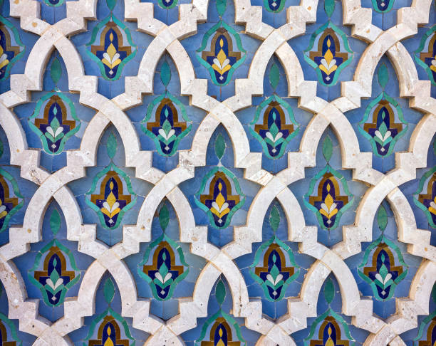 istock Casablanca, Morocco. Mosque Hassan II decoration 1402702825