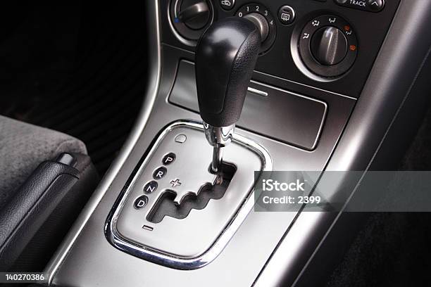 Black Interior Stock Photo - Download Image Now - Automatic Gearshift, Car, Gearshift