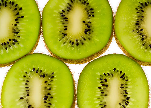 Fette di frutta kiwi - foto stock