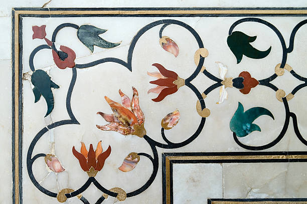 istock Flowers of Taj Mahal 140270748