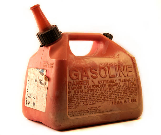 Old Gas Can stock photo