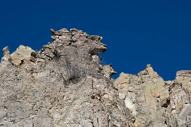 istock Rock Fractal Against Blue Sky 140271475