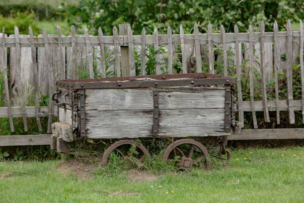 istock Antique Firewood Wagon. 1402717004