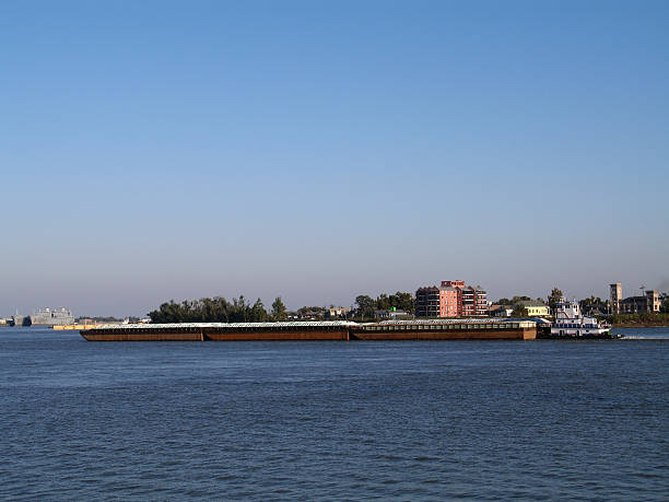 istock Barges on the Mississippi River 140272203