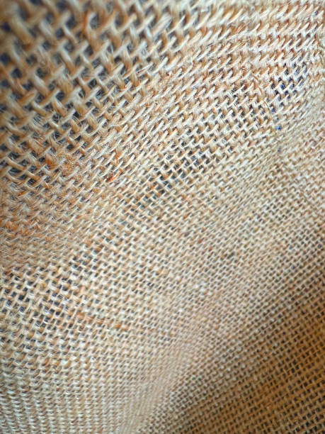 istock A beige and coarsely braided fabric as a texture or background. 1402728883