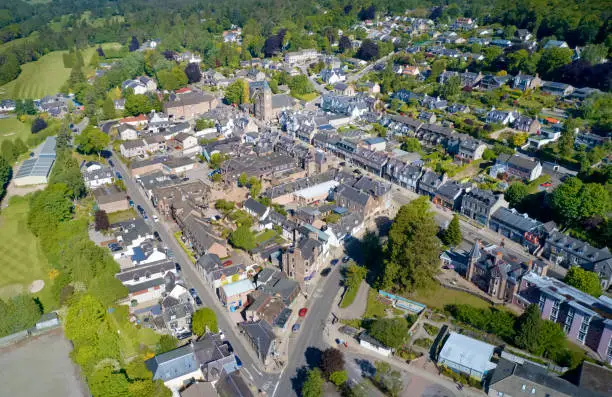 Photo of Aerial view of Banchory village in Aberdeenshire