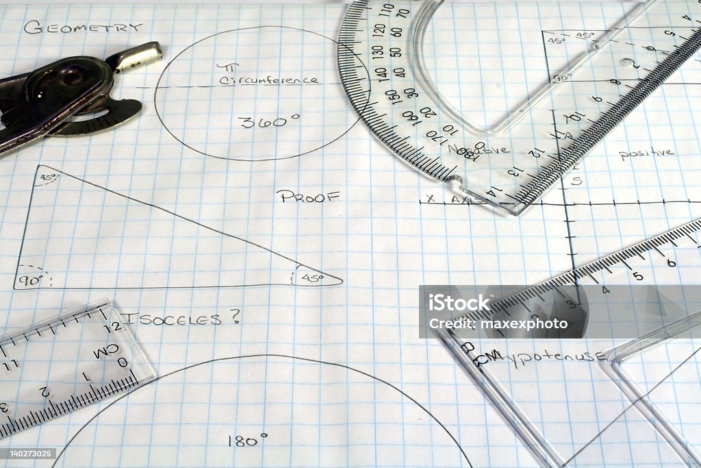 Geometria - Foto stock royalty-free di Corso di matematica