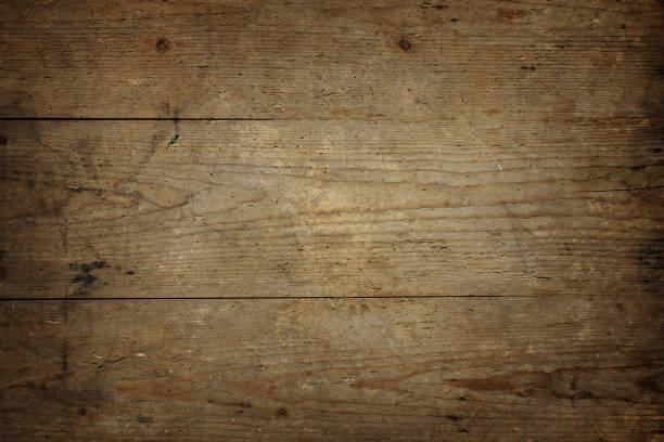 istock Old grunge wooden desk dark textured background 1402735341