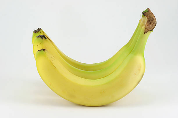 바나나 측면 보기 스톡 사진