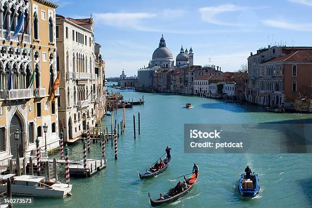 Grande Canal Vista Da Ponte Da Academia - Fotografias de stock e mais imagens de Academia de Veneza. - Academia de Veneza., Arquitetura, Beleza