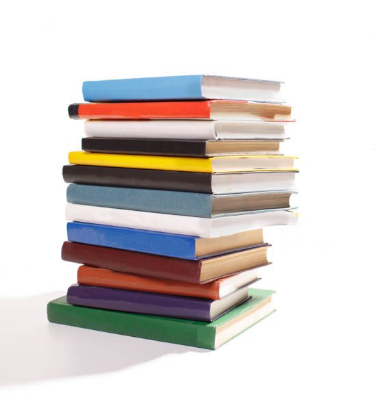 istock books isolated on white background 1402738479