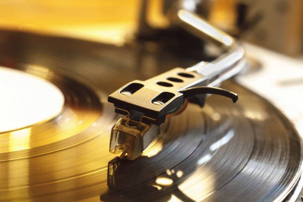 istock vinyl dj turn table playback music, close up photo 1402738677