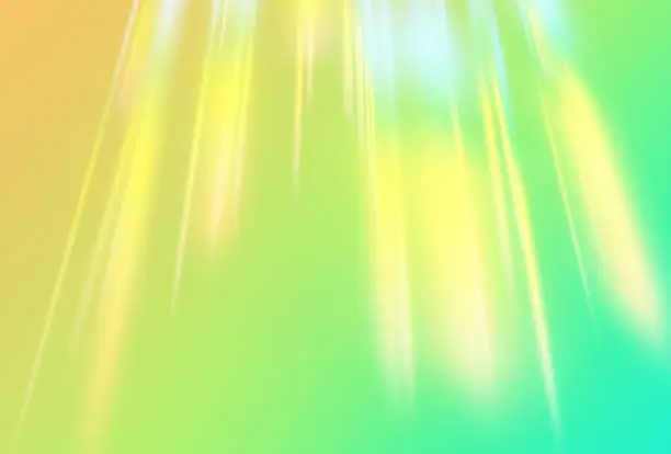 Vector illustration of Prism backdrop. Rainbow lights background.