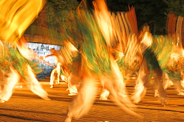 istock Night Japanese dance-motion blur abstract 140275023