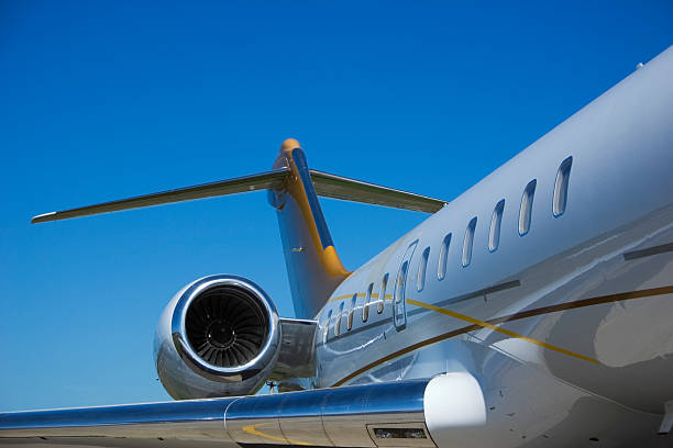 istock Close up side view of an aircraft 140275276