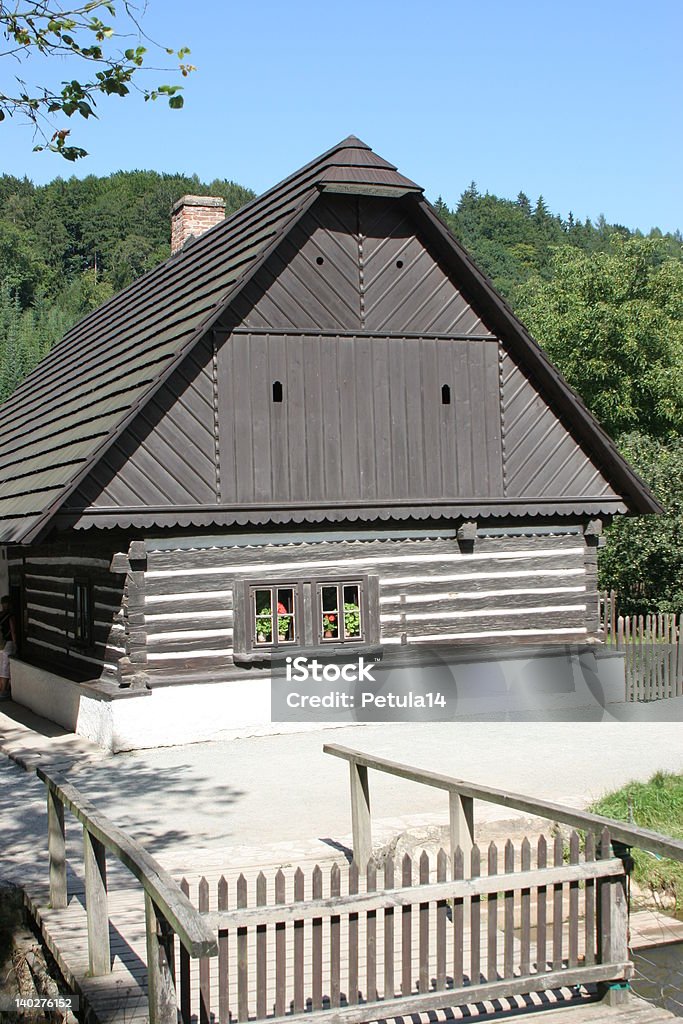 Old -fashioned house, Czech Republic Stare belidlo,Old -fashioned house,Ratiborice, Czech Republic 19th Century Stock Photo