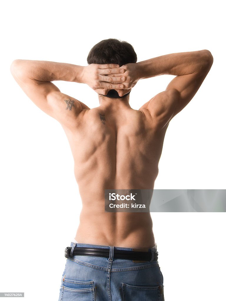 Homem Muscular - Royalty-free Adulto Foto de stock