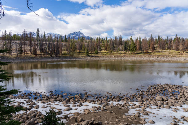 istock Twin Lakes. Jasper National Park Beautiful landscape. 1402762649